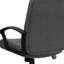 Mid-Back Fabric Executive Swivel Office Chair with Nylon Arms-2086739753
