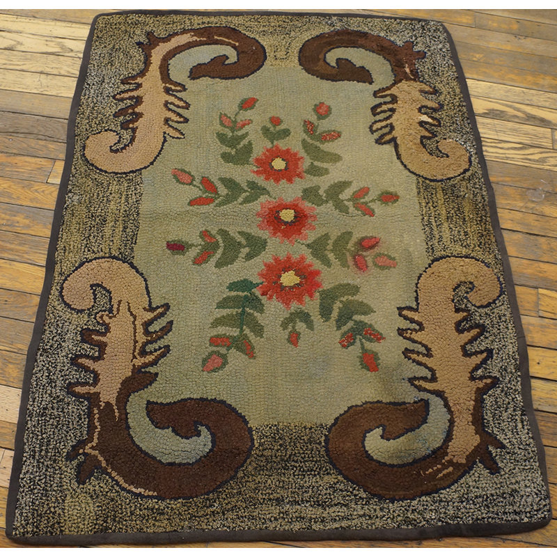 Tapis crocheté One-of-a-Kind American
