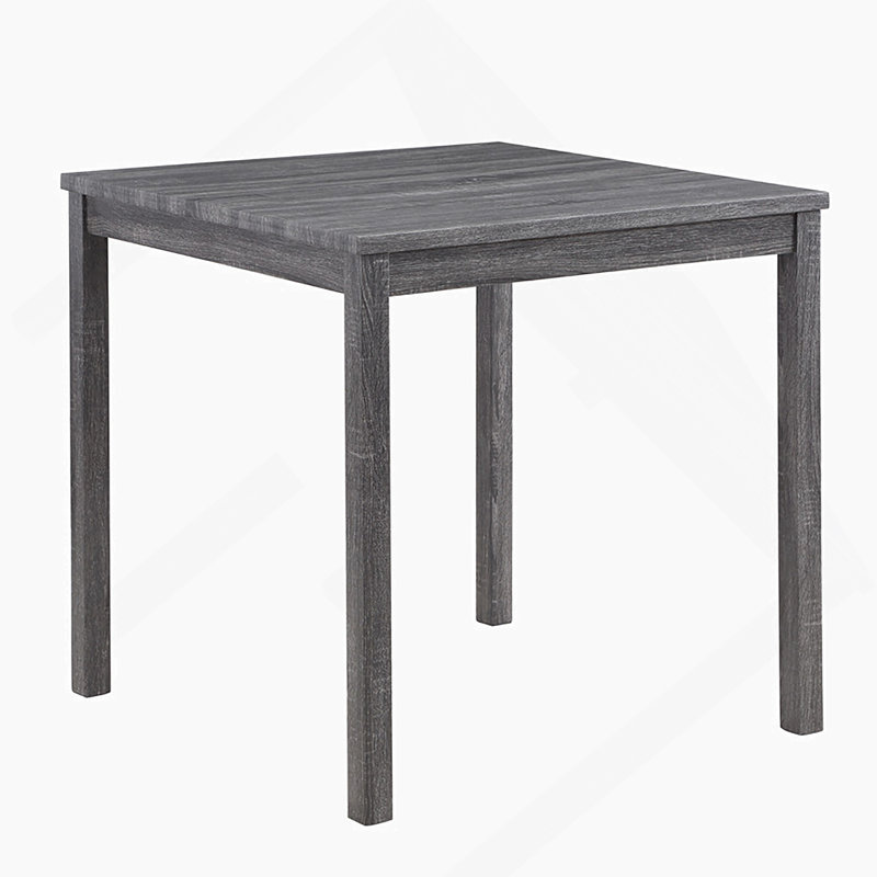 Ensemble de table bistro 5 pièces à hauteur de comptoir avec tabourets capitonnés, Gris, Gris