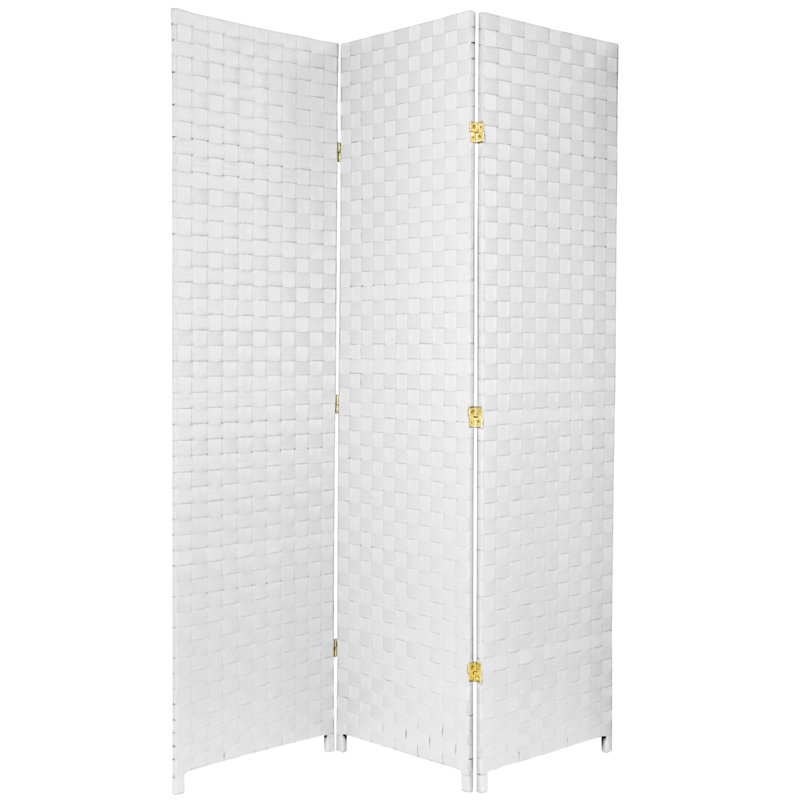 Paravent de jardin extérieur pliant, 8, Brun foncé, H 47 po