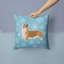 Coussin intérieur/extérieur en flocons d’hiver-32011172
