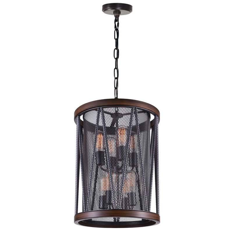 Lustre géométrique 8 lumières unique/à l’état Haughton