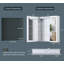 Armoire à pharmacie encastrée ou à surface avec miroir DEL, désembueur, capteur tactile, gradateur, prises et USB-904668368