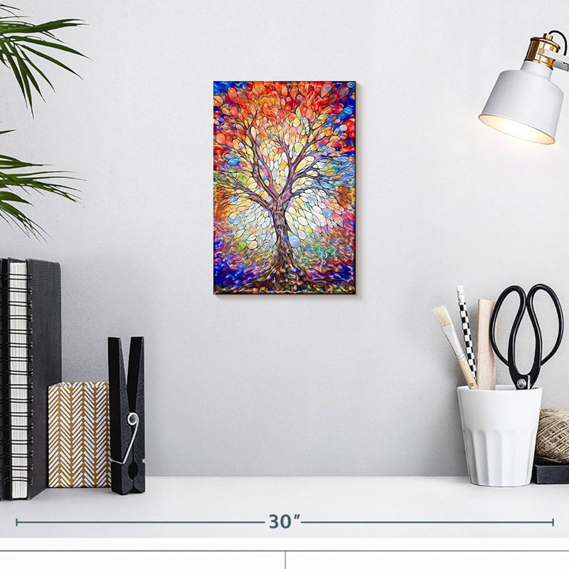 Harnek Tao Of Life - arbre de la Fresque, H 12 po x l 8 po