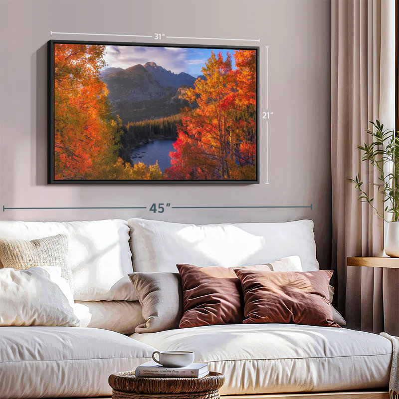 «Rocky Mountain Autumn Art», H 21 po x l 31 po