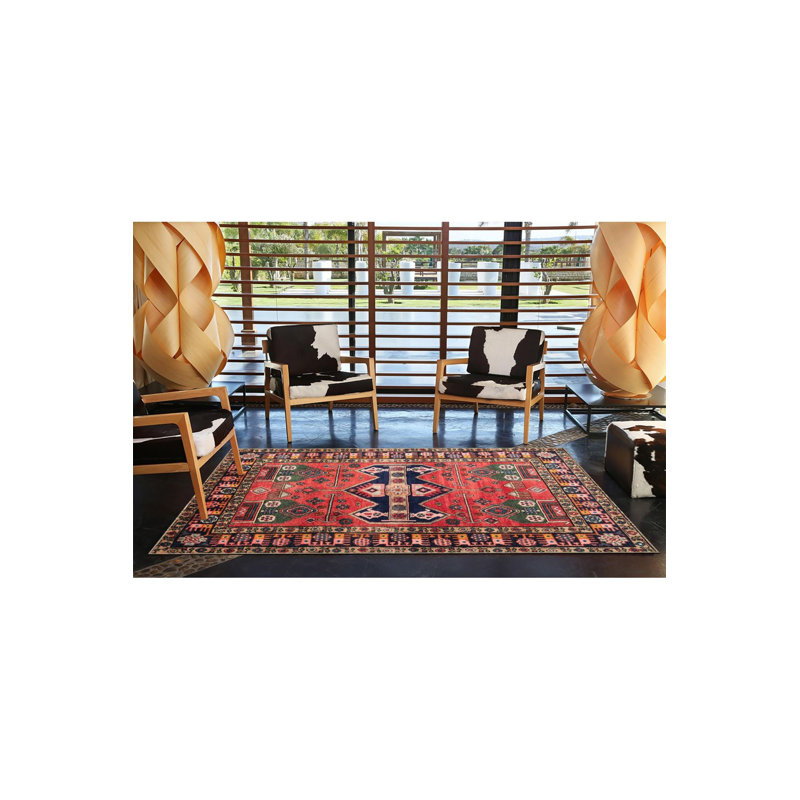 Tapis lavable en machine Cross Cross, Tapis de couloir 4 pi 11 po x 9 pi 10 po