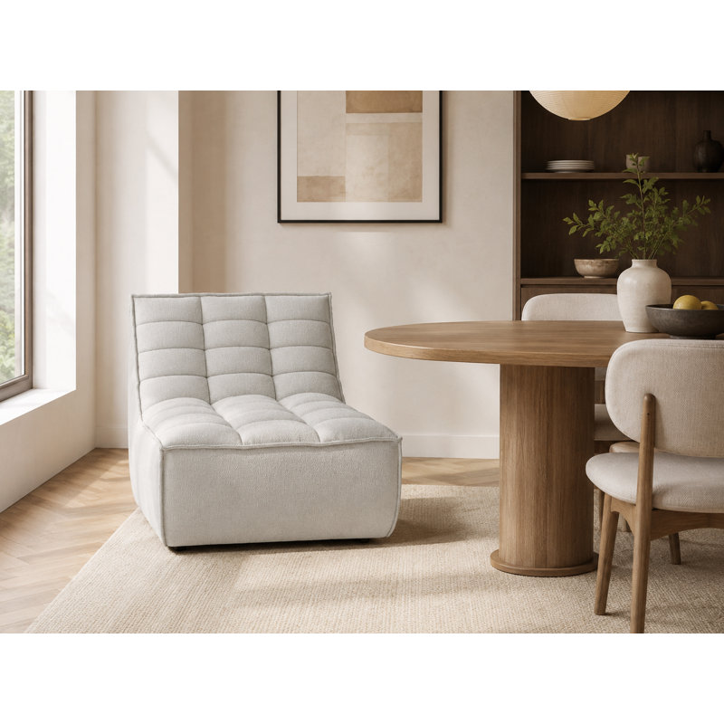 Upholstered Accent Chair, Grey
