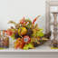 Décoration de table 18 "gourdes oranges et feuilles d'érable 18"