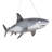 Great White Shark Ceiling Mount Trophy Statue