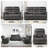 Amarria Pillow Top Arm Reclining Sofa-1769086103