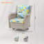 Chaise berçante d'extérieur en polyéthylène (PE) avec coussins Ashlamari-327683051-327683052