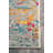 Hiroko Abstract Power Loom Performance Ivory/Blue/Pink/Yellow Rug-1447241128