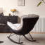 Chaise berçante Eggshell