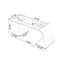 Bureau rectangulaire brun à 3 tiroirs-108308776-108308772