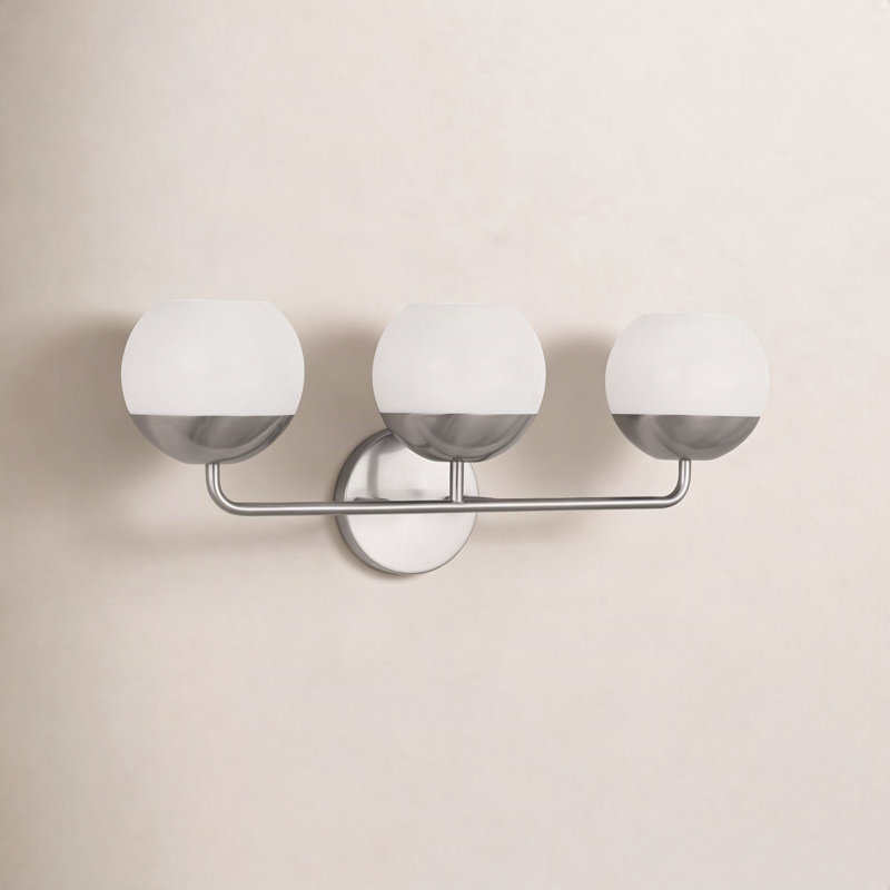 Avoca 3 - Light Dimmable Vanity Light, Brushed Nickel