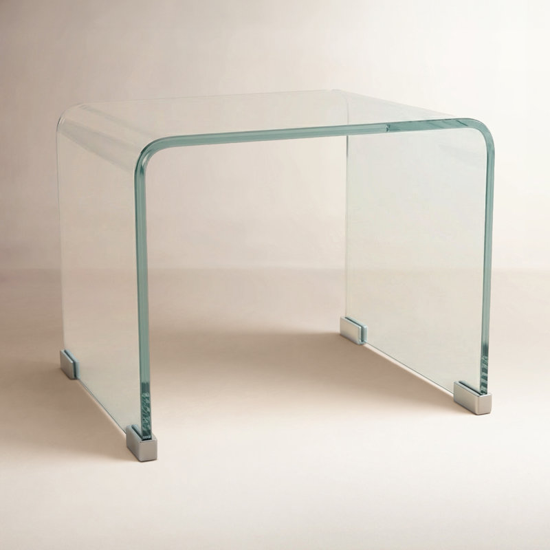 Table basse moderne en verre trempé Kerin