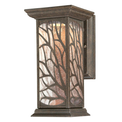 Plafonnier encastré d’extérieur à del 1 ampoule victorian bronze Elian