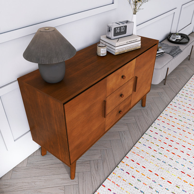 Mid Century Modern Sideboard Buffet Cabinet With Storage