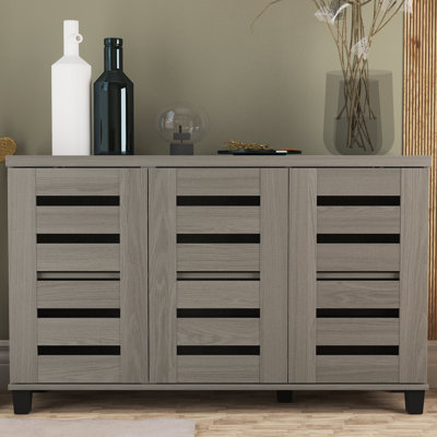Millan 16 Pair Shoe Storage Cabinet