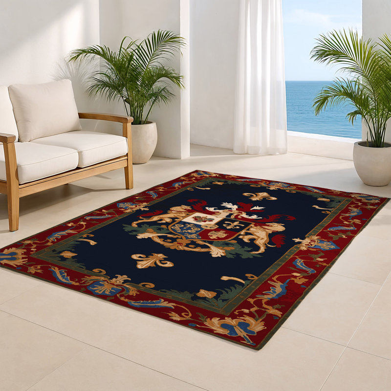 Tapis d'intérieur et d'extérieur brun français, Rectangulaire 2 pi x 3 pi