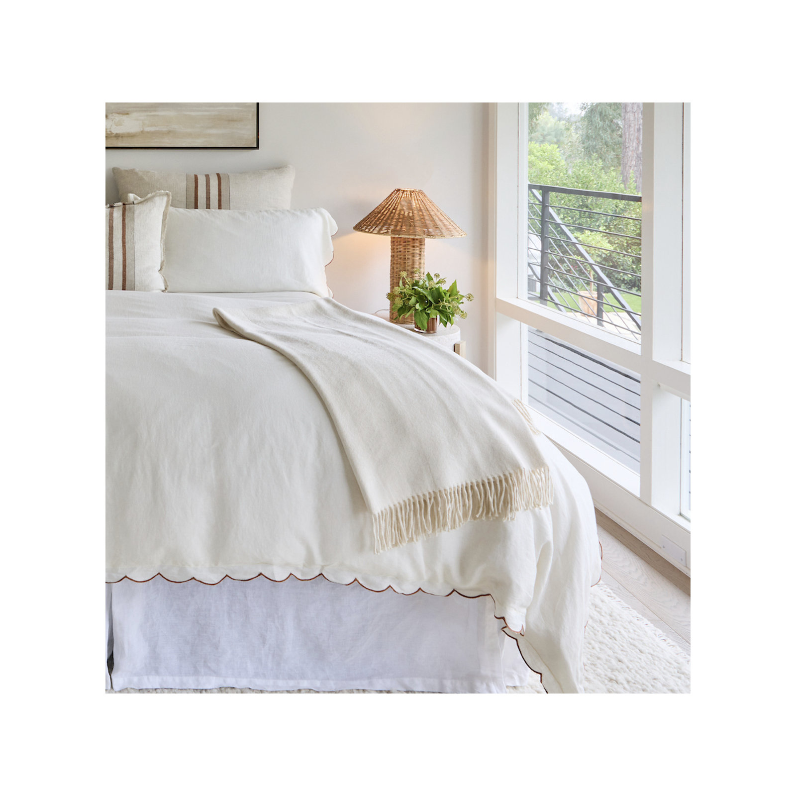 Mandy Combed Cotton Throw