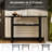 Charkita 47.8'' Console Table, Console Table with Rounded Edges and Sturdy Shelf-346088014