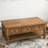 Retro Solid Wood Rectangular Coffee Table-1014535514