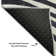 Premium Machine Washable Prisco Black Rug