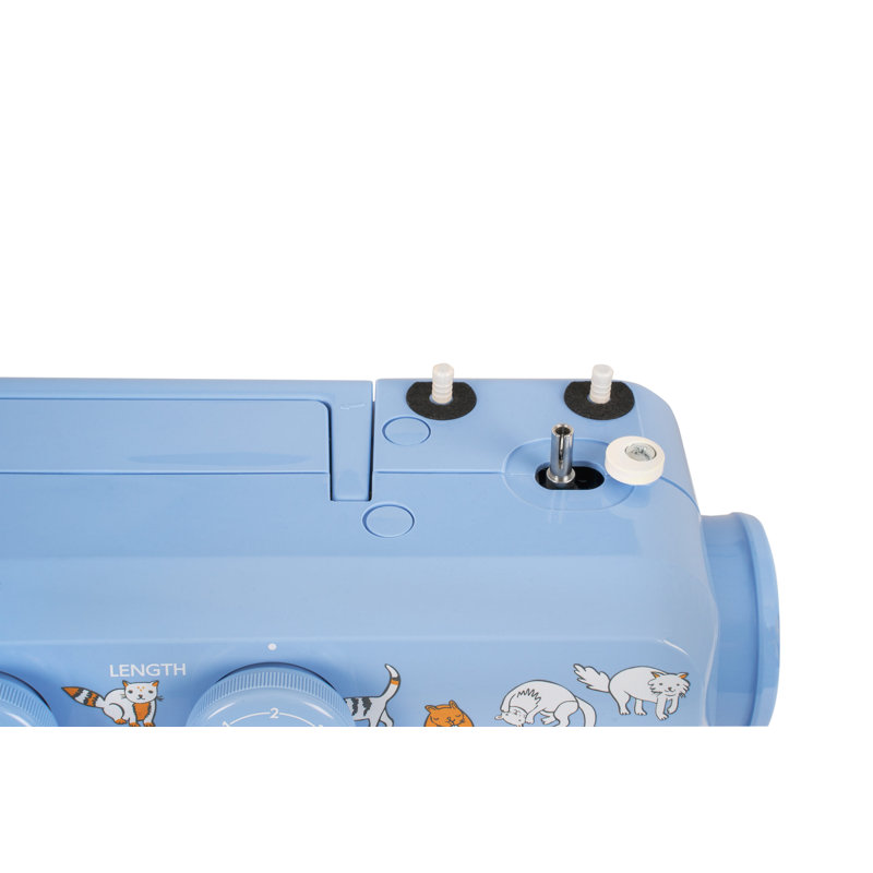 Janome Arctic Crystal Blue Sewing Machine with Metal Frame