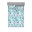 Bleu sarcelle et mauve pâle / motif floral blanc