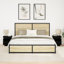 40cm W Manufactured Wood Bedside Table