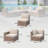Amberson Fully Assembled 6-Person Outdoor Sectional with Cushions