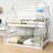 Godana Twin over Full House Bunk Bed with Built-in Ladder-2039014795