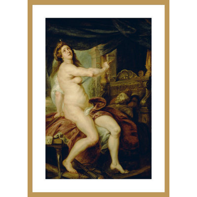 La mort de Didon par Peter Paul Rubens, impression giclée sur cadre