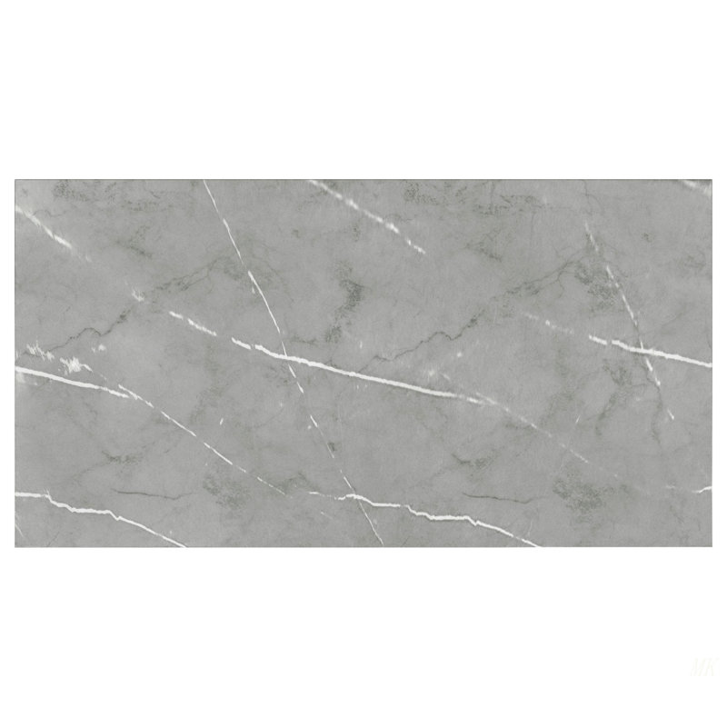 Savona Grey Faux Marble Rectangular Dining Table