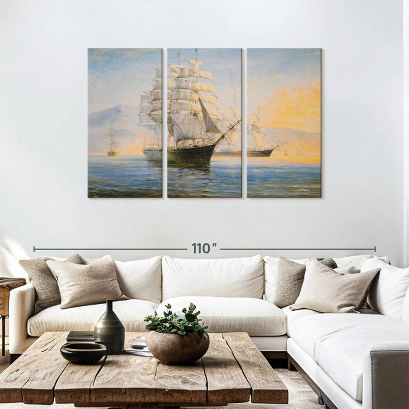 Aletra Ship, 48" H x 74" W