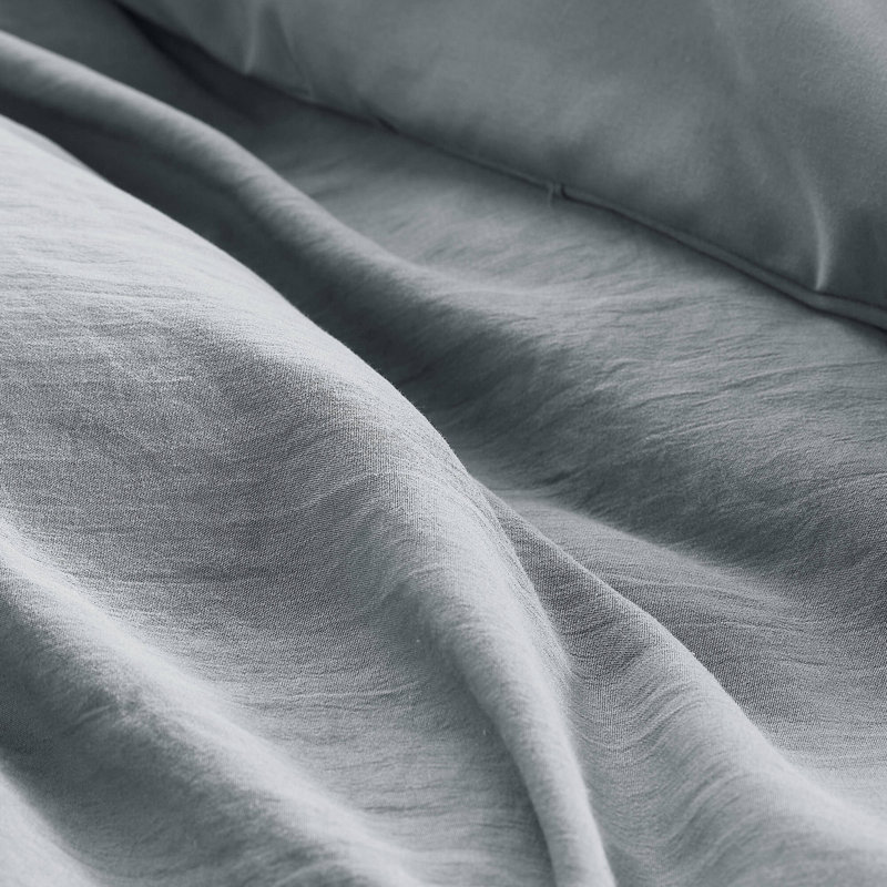 Soft Washed Microfiber Bedding Sets, Pleated Grid Twin Xl For Home
