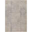 Tapis en polyester tissé à la machine à motif abstrait gris Pys-1411863494