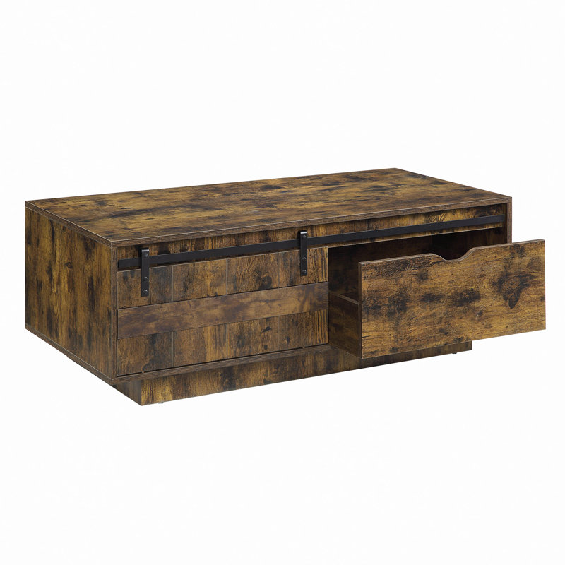 Table basse Rustic Oak Finish