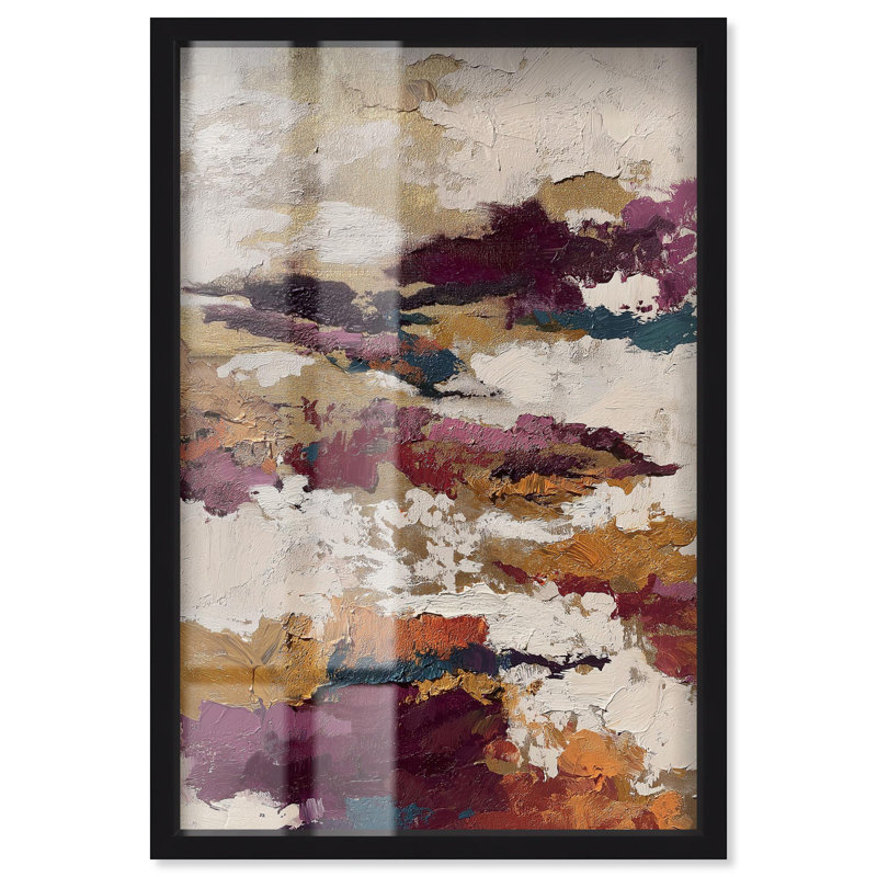 «Nebula II Boho Decor Shadowbox» par Art Remedy, Noir, H 16 po x l 11 po
