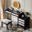 Commode rétro noire