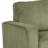 Seya Sleeper L Sectional Sofa, Storage Chaise, Green Corduroy, 93 Inch-117559248