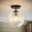 Springlake Glass Semi Flush Mount-1169599767