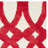 Amekia Hand Tufted Wool/Cotton Geometric Rug in Red/Ivory-153667348