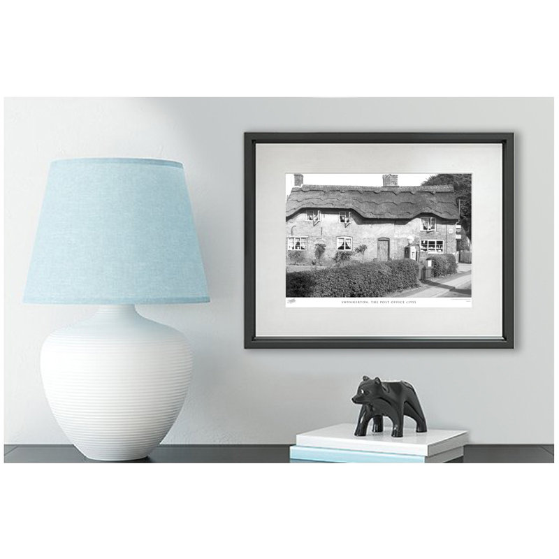 Swynnerton, The Post Office C1955 - Single Picture Frame Print, 28cm H x 36cm W x 2.3cm D