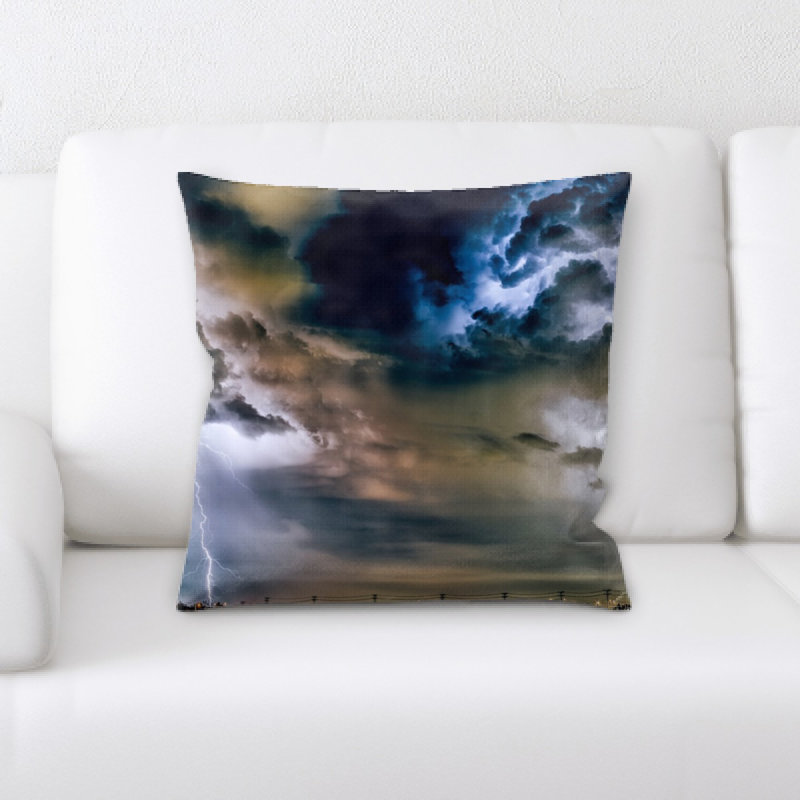 Microsuede Throw Pillow