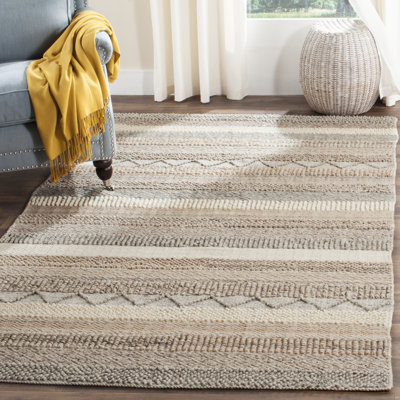 Natura Hand-Tufted Beige Area Rug