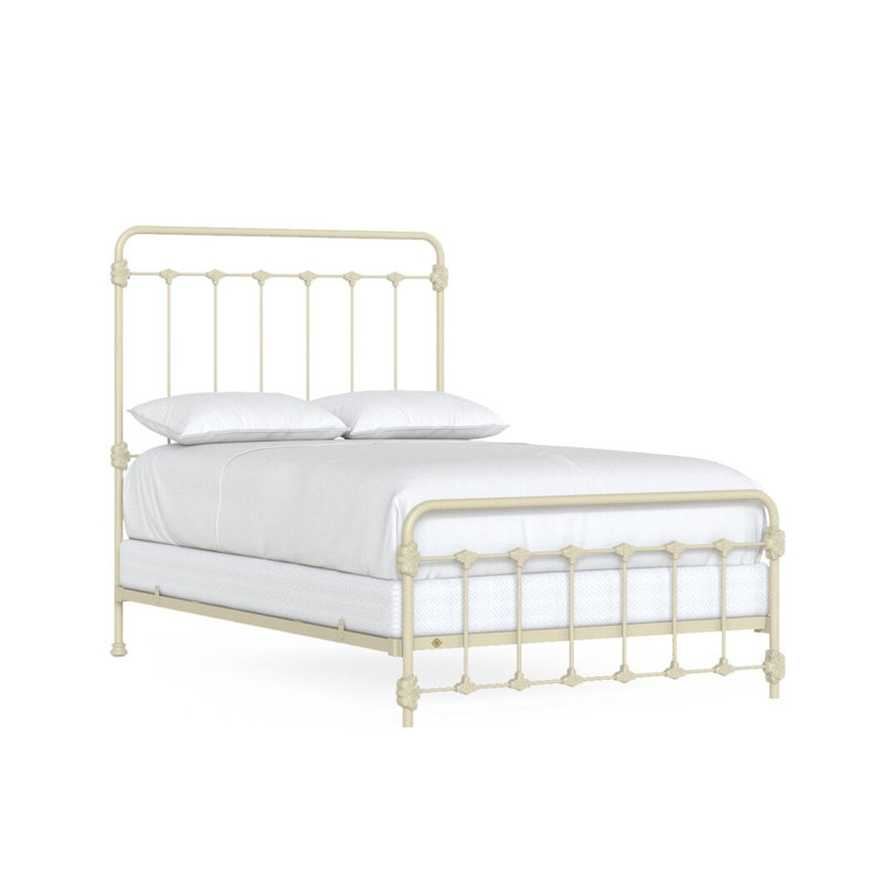 160 Picket Fence Bed | Mini Foot Standard, Full / Double, French Vanilla