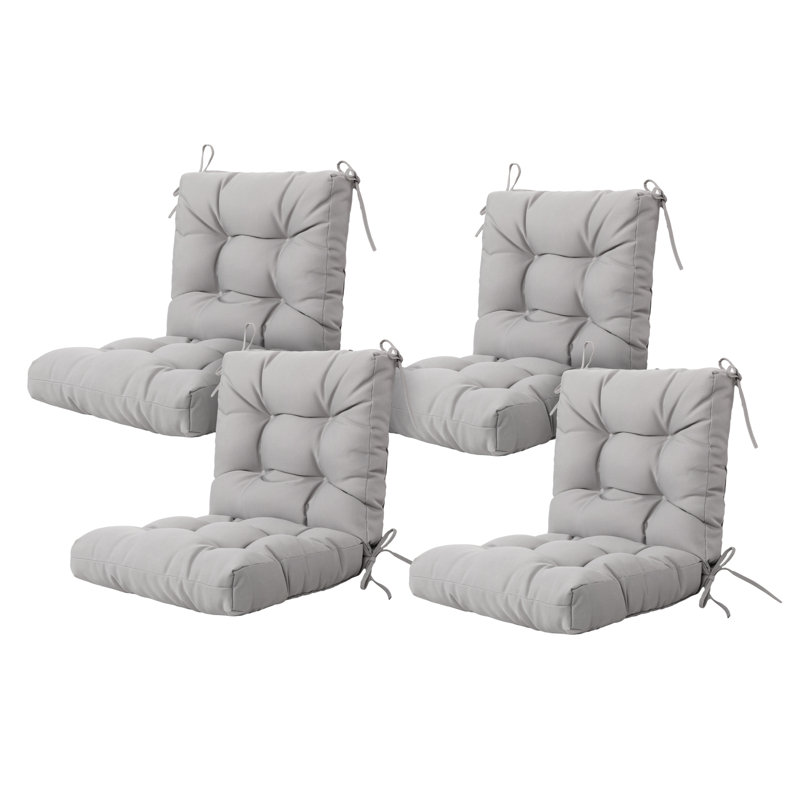 Outdoor 4'' Seat / Back Cushion, Gray