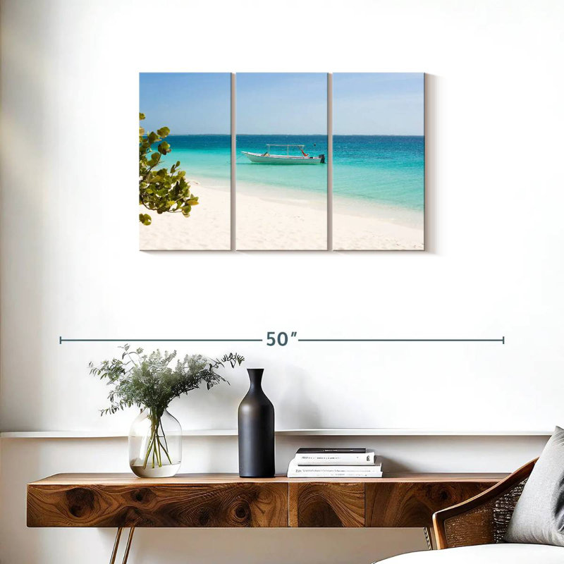 Bateau Mehar Los Roques Beach, H 20 po x l 33 po